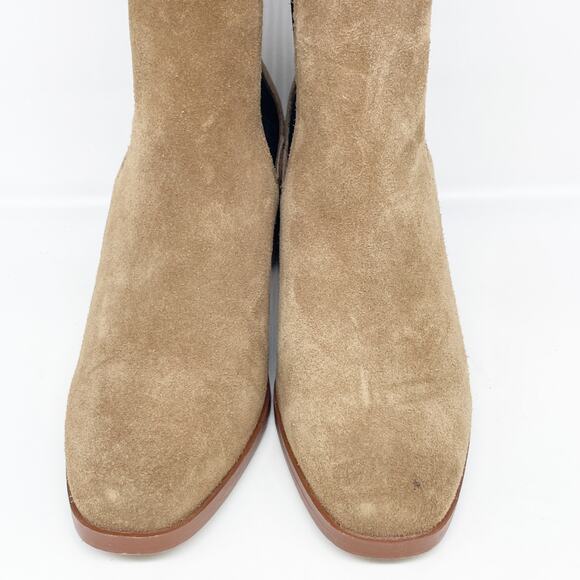 Steve Madden Women’s Rhiannon Chelsea Boot Cognac Suede Size 7.5M - Picture 10 of 12